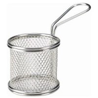 Stainless Steel Round Serving Basket